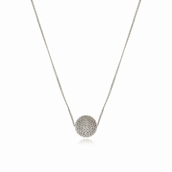 COLLAR BETTY COLGANTE MEDIANO PLATEADO