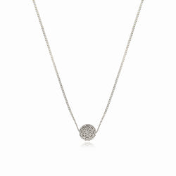 COLLAR BETTY COLGANTE PEQUEÑO PLATEADO