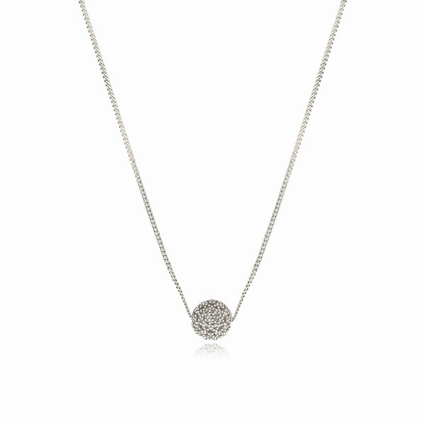 COLLAR BETTY COLGANTE PEQUEÑO PLATEADO