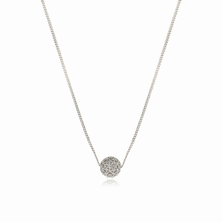 COLLAR BETTY COLGANTE PEQUEÑO PLATEADO