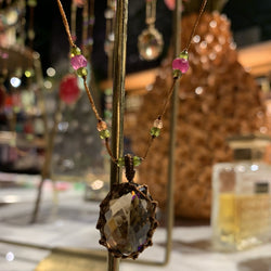 Tibetano Largo - Smoky Quartz