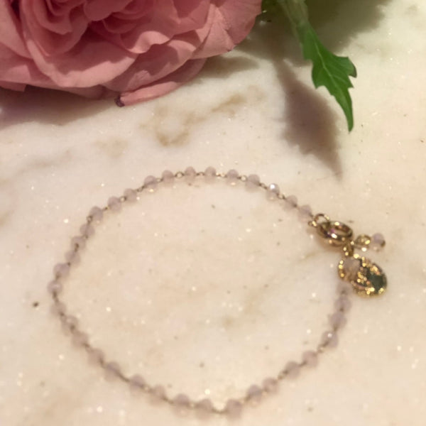PULSERA BOLITAS DE CRISTAL