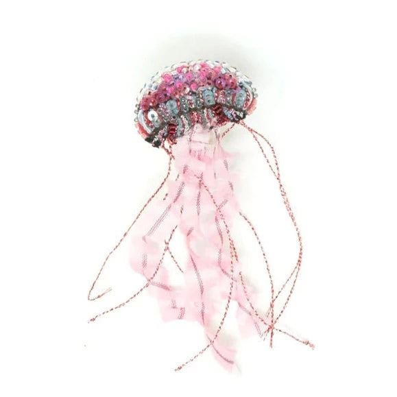 BROCHE MEDUSA ROSA