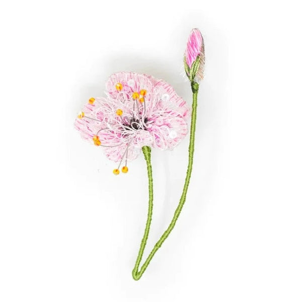 BROCHE CRANESBILL ROSA
