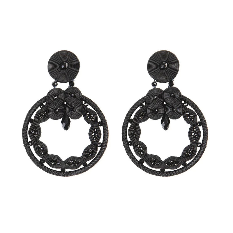 PENDIENTES "NEGRO & AZABACHE"